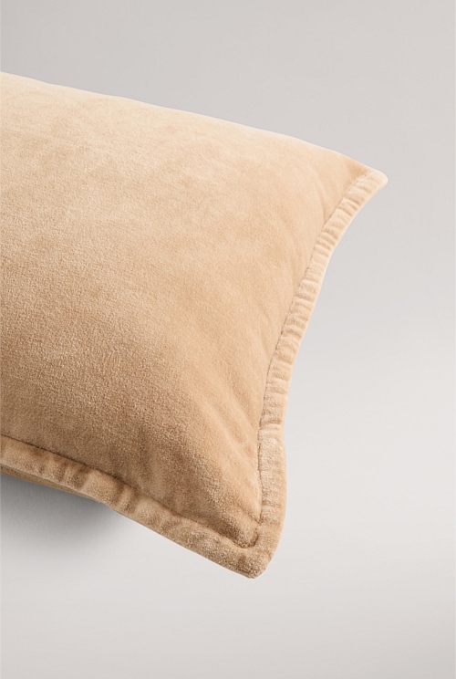 Hay velvet clearance cushion