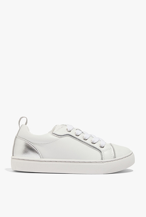 Silver Lace Up Sneaker Accessories Country Road