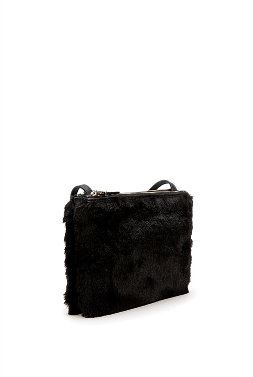 Fur crossbody purse clearance
