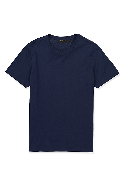 navy cotton t shirt