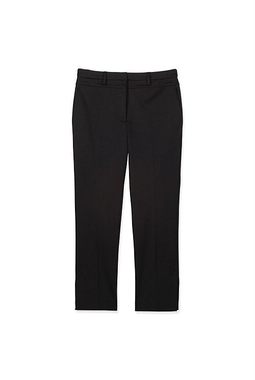 Black Double Cloth Pant - Pants | Country Road