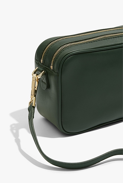 Forest green crossbody bag sale