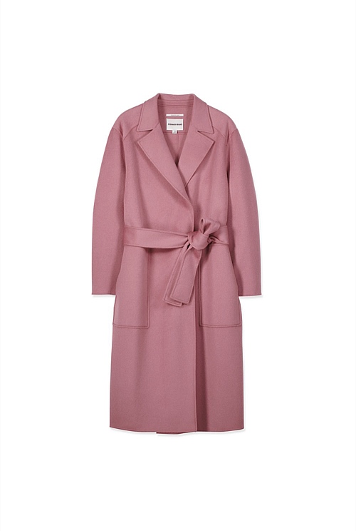 Dusty Rose Wool Wrap Coat Jackets Coats Country Road